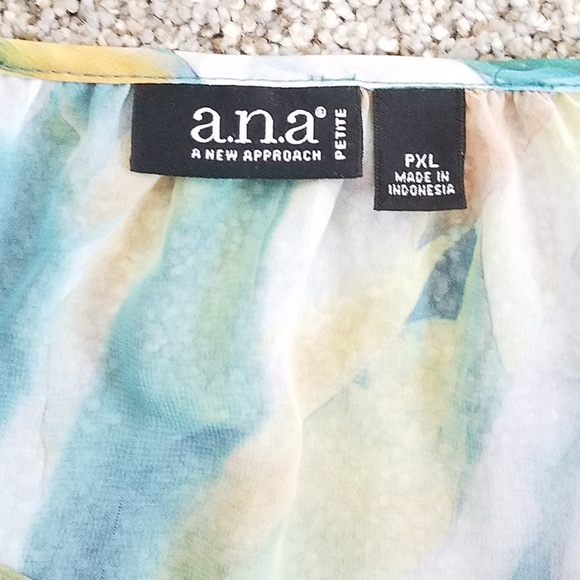 a.n.a. Sheer Peasant Blouse - Picture 4 of 4